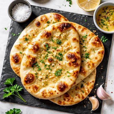 Stonefire garlic naan