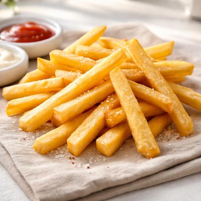 Straight-cut fries