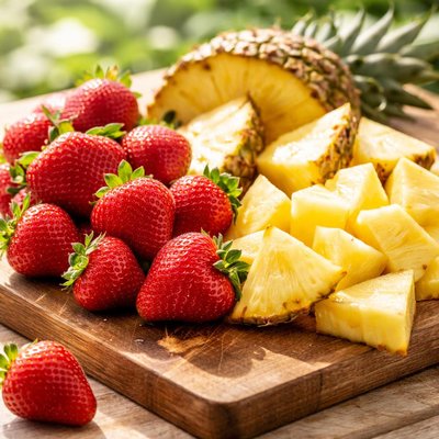 草莓和菠萝