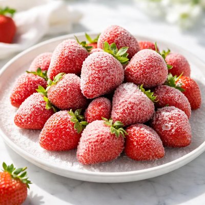 Strawberries frozen