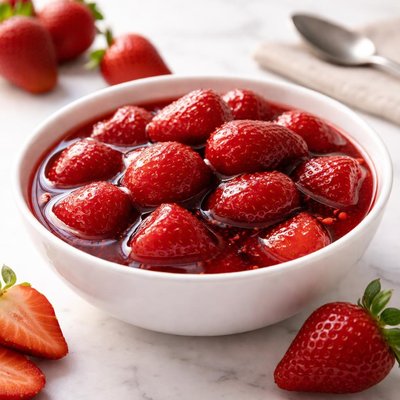Strawberries in syrup