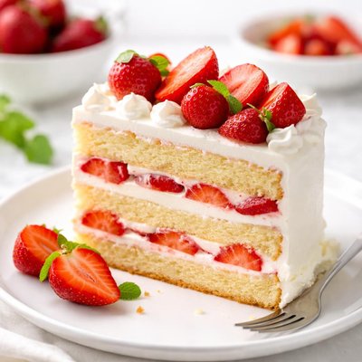 Strawberry cake