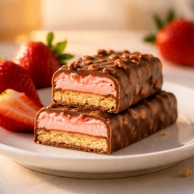 Strawberry candy bar