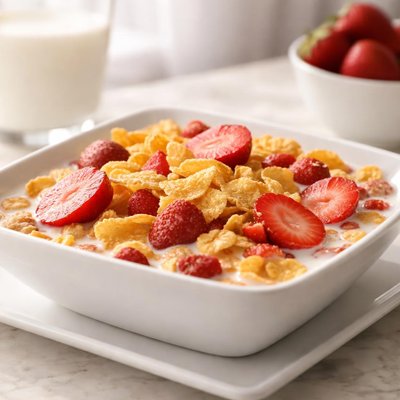 Strawberry cereal