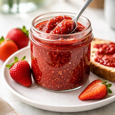 Strawberry chia jam