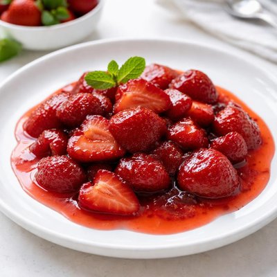 Strawberry compote