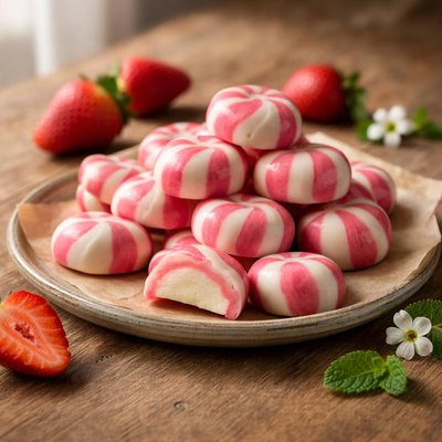 Strawberry creme candy