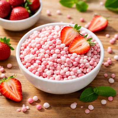 Strawberry dip n dots