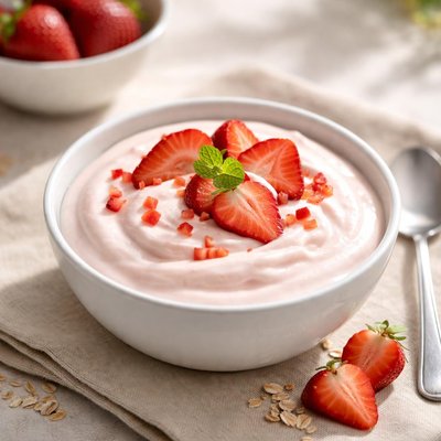 Strawberry fat free greek yogurt