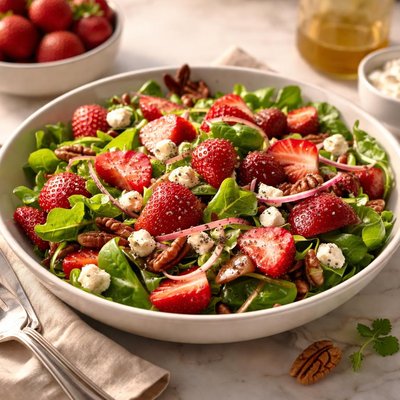 Strawberry feta salad