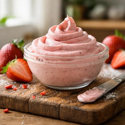 Strawberry frosting