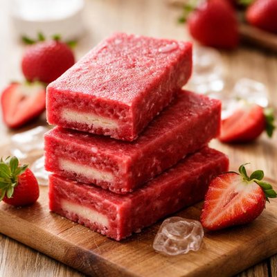 Strawberry fruit bar