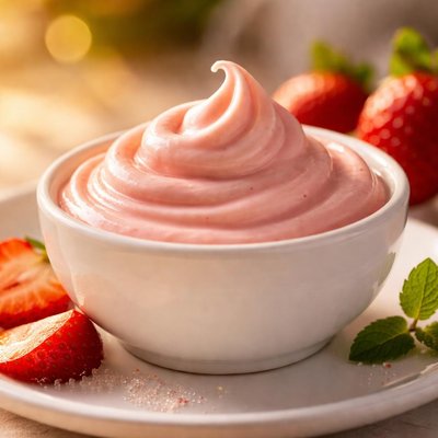 Strawberry icing