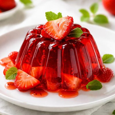 Strawberry jello