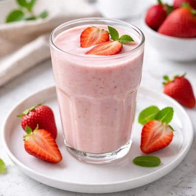 Strawberry kefir