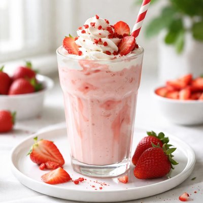 Strawberry milkshake