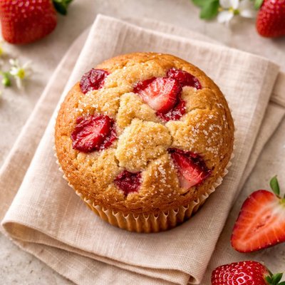 Strawberry muffin