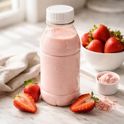 Strawberry muscle milk