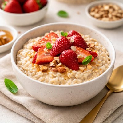Strawberry oatmeal