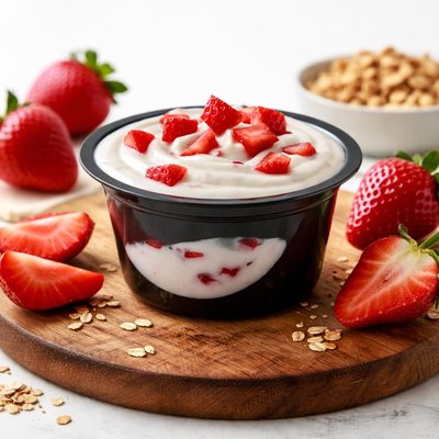 Strawberry oikos triple zero yogurt