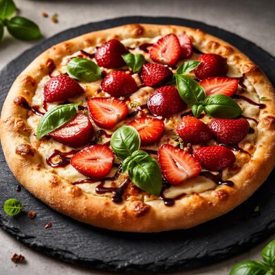 Strawberry pizza