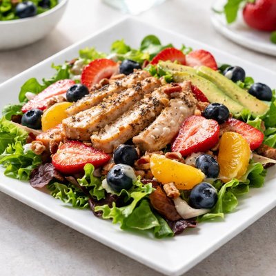 Strawberry poppyseed chicken salad