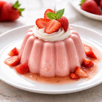 Strawberry pudding