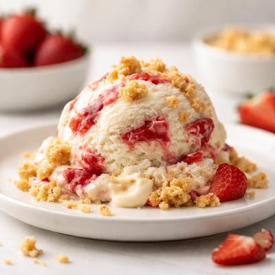 Strawberry shortcake icecream