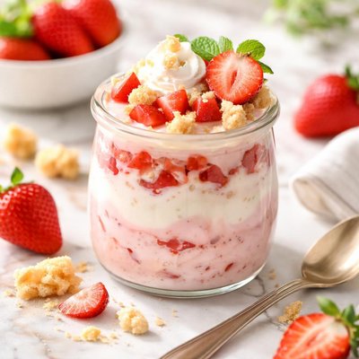 Strawberry shortcake yogurt
