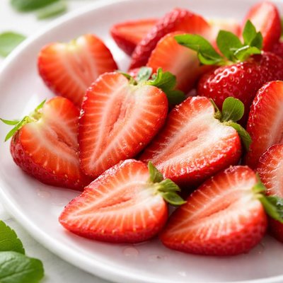 Strawberry slices