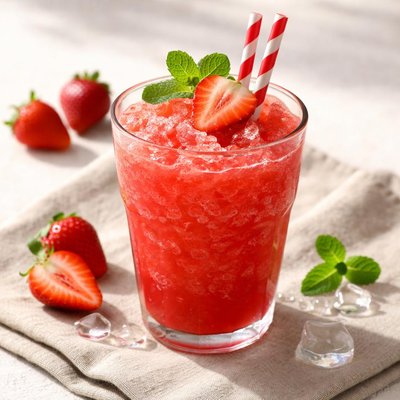 Strawberry slush