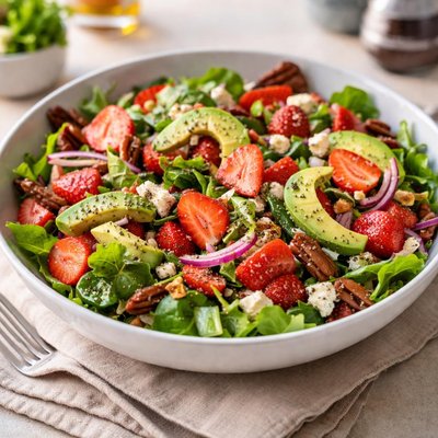 Strawberry summer salad