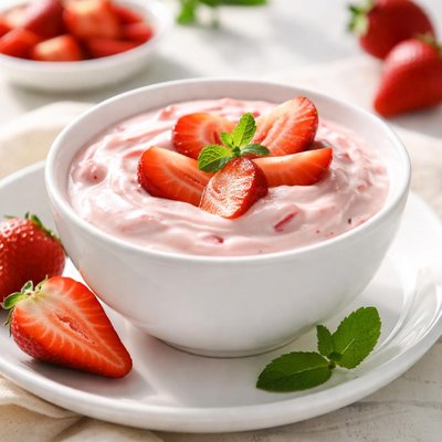 Strawberry yoghurt