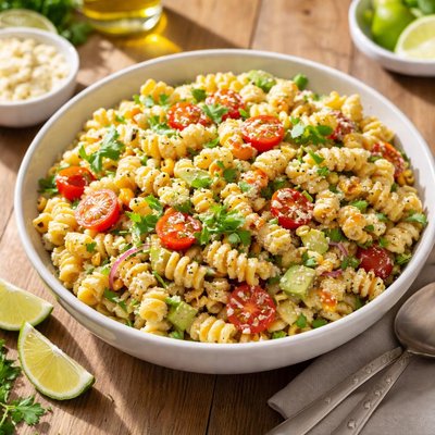 Street corn pasta salad