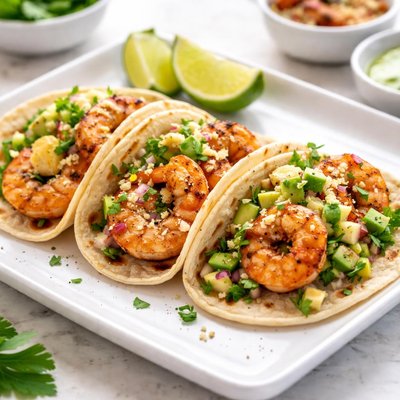 Street taco shrimp
