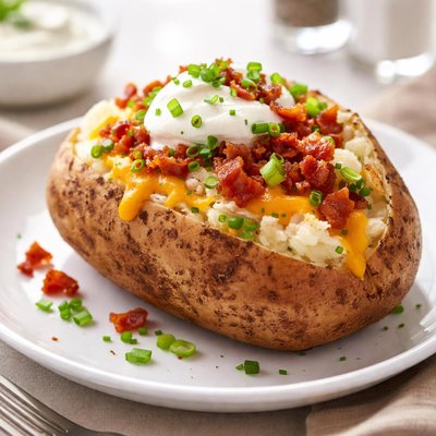 Stuffed baked potato