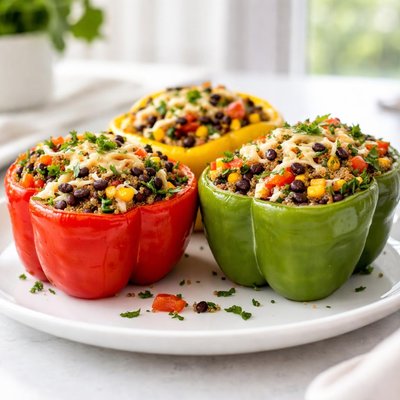 Stuffed bell peppers without ground meat