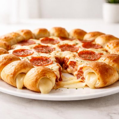 Stuffed cheese crust