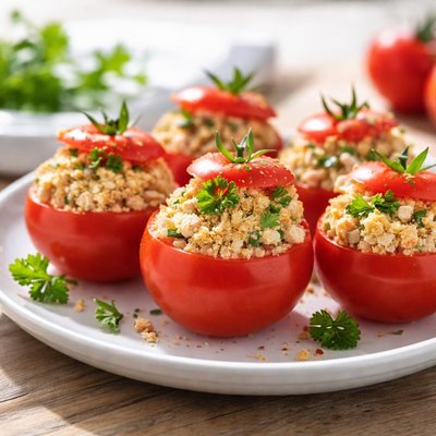 Stuffed cherry tomatoes