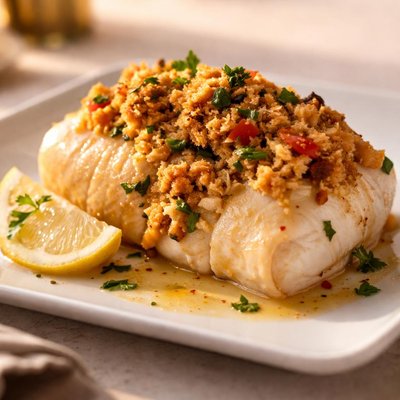 Stuffed cod