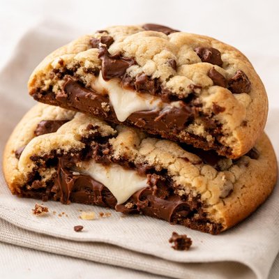 Stuffed cookie