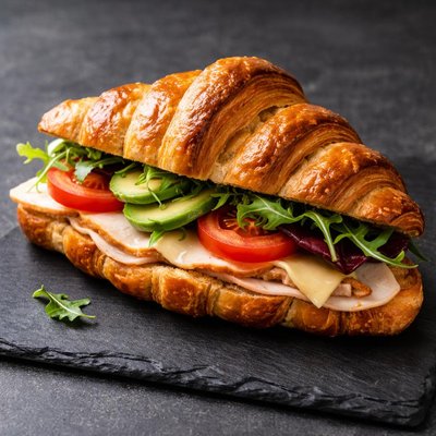 Stuffed croissant