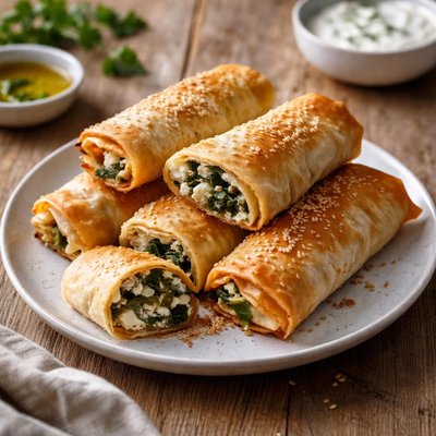 Gefüllter Filoteig