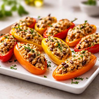 Stuffed mini peppers