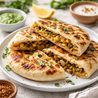 Stuffed naan