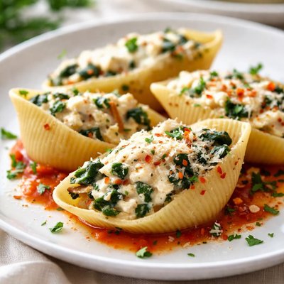 Stuffed pasta shell