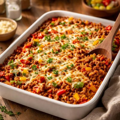 Stuffed pepper casserole