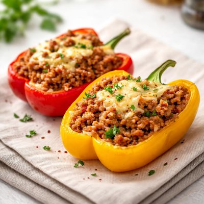 Stuffed pepper with ground pork