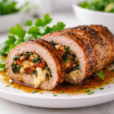 Stuffed pork tenderloin