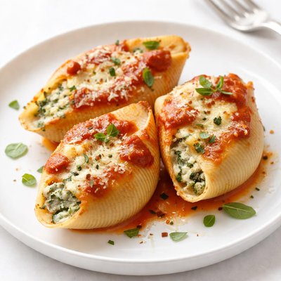 Stuffed ricotta noddles